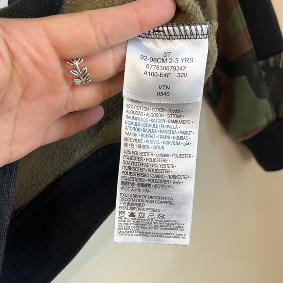 Nike Air Jordan Youth Camouflage Hoodie Size 3T - Picture 5 of 6